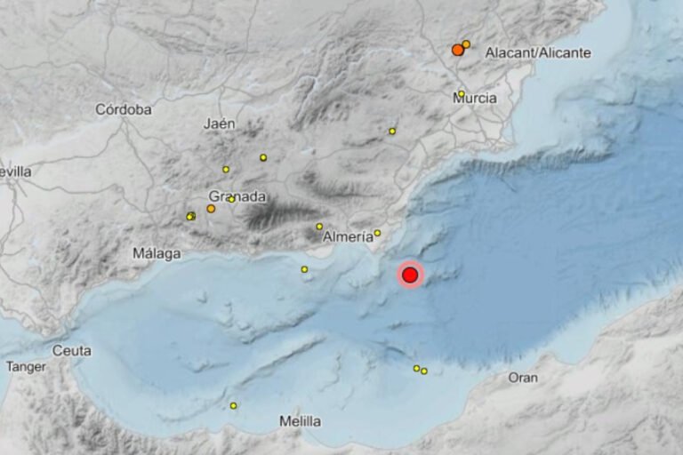 magnitud terremoto Almeria