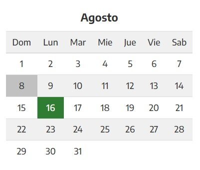 feriados Agosto Argentina