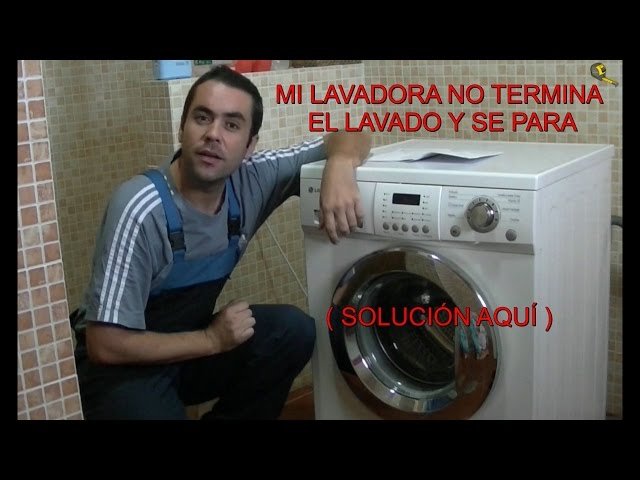 que hacer si se rompe la lavadora de repente