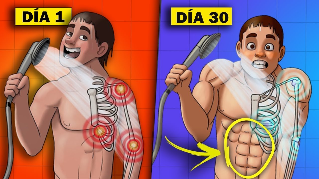 me bano con agua fria todos los dias