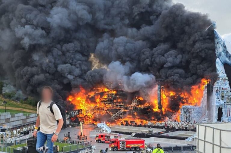 incendio Tomorrowland Belgica