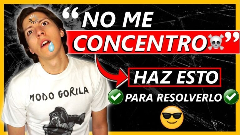 que hacer si no te concentras para estudiar