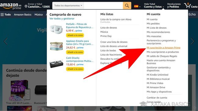 cancelo Amazon Prime