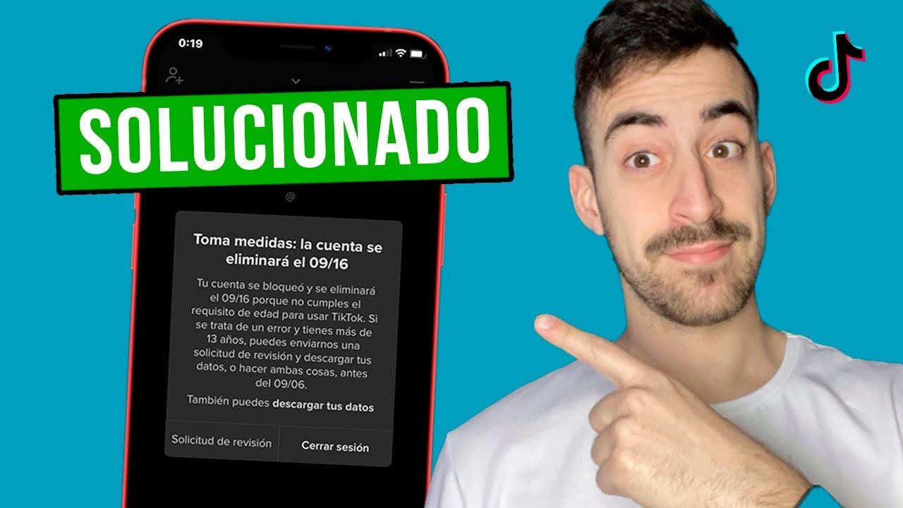 que hacer si TikTok te bloquea la cuenta